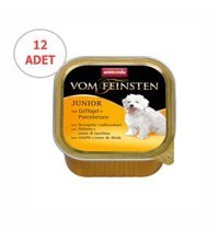 Animonda Vom Feınsten Hindili Yüreği-Kümes Hayvanlı Yaş Köpek Maması 150 gr 12'li
