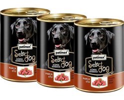 Patimax Select Dog Sığır Etli Yetişkin Yaş Köpek Maması 400 gr 3'lü