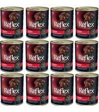 Reflex Plus Kuzu Etli Yavru Yaş Köpek Maması 400 gr 12'li
