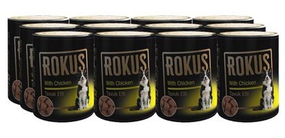 Rokus Tavuklu Yetişkin Yaş Köpek Maması 410 gr 12'li