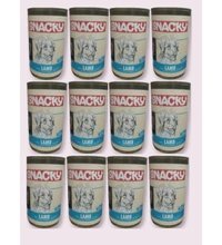 Snacky Chunk Gravy Kuzu Etli Yetişkin Yaş Köpek Maması 400 gr 12'li