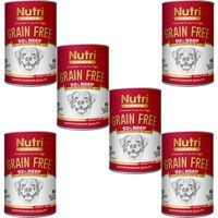 Nutri Canin Sığır Etli Yetişkin Yaş Köpek Maması 400 gr 6'lı