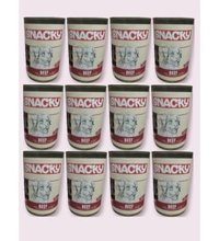 Snacky Chunk Gravy Sığır Etli Yetişkin Yaş Köpek Maması 400 gr 12'li