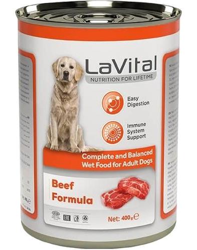 La Vital Biftekli Yavru Yaş Köpek Maması 400 gr