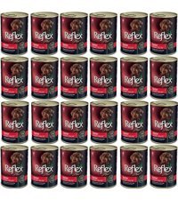Reflex Plus Kuzu Etli Yavru Yaş Köpek Maması 400 gr 24'lü