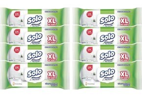 Solo Tüm Yüzeyler XL 80 Yaprak 8'li Paket Islak Havlu