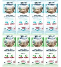 Fibril Karma 50 Yaprak 8'li Paket Islak Temizlik Mendili