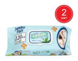Bebiko Vip Baby 120 Yaprak 2'li Paket Islak Mendil