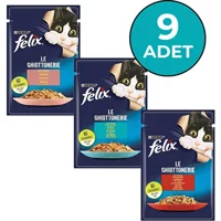 Felix Karışık Yetişkin Yaş Kedi Maması 9x85 gr