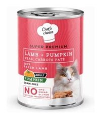 Chef's Choice Super Premium Balkabağı-Kuzu Etli Yetişkin Yaş Kedi Maması 400 gr