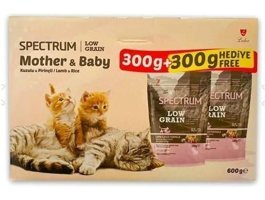 Spectrum Low Grain Kuzu Etli Yavru - Yetişkin Yaş Kedi Maması 2x300 gr