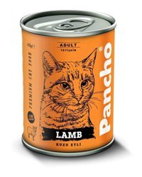 Pancho Premium Kuzu Etli Yetişkin Yaş Kedi Maması 20x415 gr