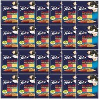 Felix Sığır Eti-Tavuk Yetişkin Yaş Kedi Maması 24x85 gr