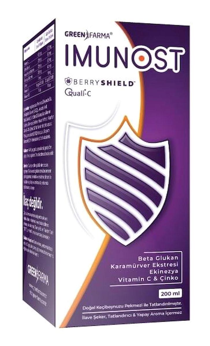 Greenfarma Imunost Beta Glukan ve Karamürverli Şurup 200 ml