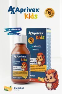 Aprivex Kids Multivitamin Portakallı Şurup 150 ml