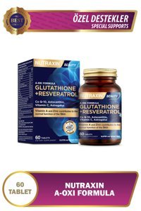 Nutraxin A-oxi Formula Glutathione Resveratrol Takviye Edici Gıda 60 Tablet