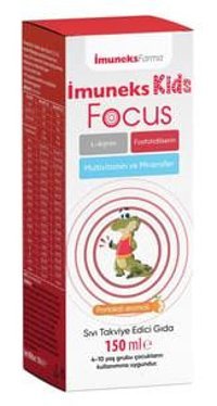 İmuneks Farma Kids Focus Portakallı Şurup 150 ml