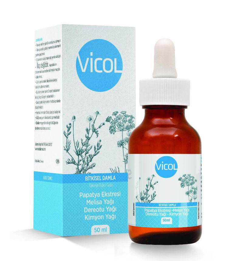 Vicol Portakallı Bitkisel Damla 50 ml