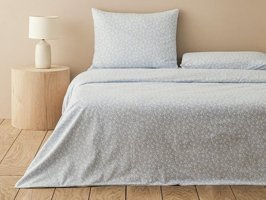 English Home Liberty Blossom Kolay Ütülenir Çift Kişilik Nevresim Takımı Mavi