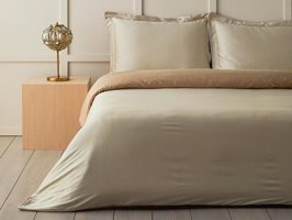 English Home Glorious İpek Çift Kişilik Nevresim Takımı Gold