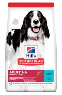 Hill's Scıence Plan Ton Balıklı Pirinçli Orta Irk Yetişkin Kuru Köpek Maması 2.5 kg