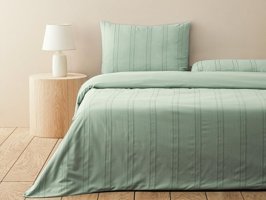 English Home Fancy Premium Soft Cotton Tek Kişilik Nevresim Takımı Seledon