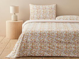 English Home Ditsy Pamuklu Tek Kişilik Nevresim Seti Sarı