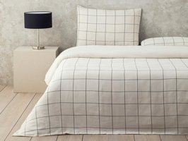 English Home Graph İpliği Boyalı Tek Kişilik Nevresim Takımı Antrasit