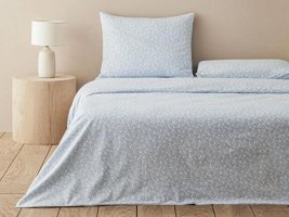 English Home Liberty Blossom Kolay Ütülenir Tek Kişilik Nevresim Takımı Mavi