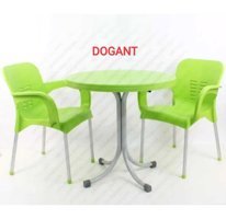 Dogant Plastik 2'li Bahçe Koltuğu Yeşil