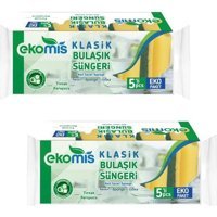 Ekomis Klasik Bulaşık Süngeri 2x5'li