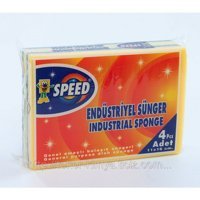 Speed Endüstriyel Tip Bulaşık Süngeri 4'lü