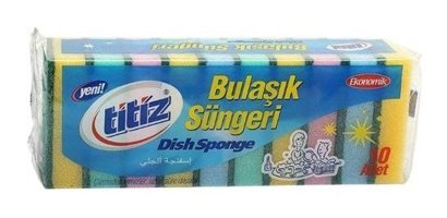 Titiz Bulaşık Süngeri 10'lu