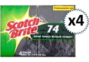 Scotch Brite Endüstriyel Tip Bulaşık Süngeri 32'li