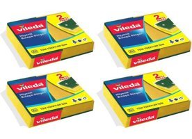Vileda Hijyenik Bulaşık Süngeri 4x2'li