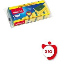 Vileda Oluklu Bulaşık Süngeri 10x5'li
