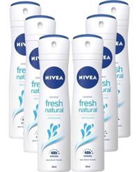 Nivea Fresh Natural Sprey Kadın Deodorant 6x150 ml