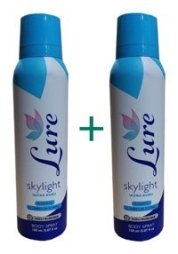 Lure Skylight Sprey Kadın Deodorant 2x150 ml