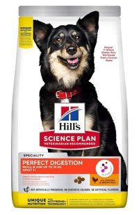 Hill's Perfect Digestion Pirinçli Tavuklu Küçük Irk Yetişkin Kuru Köpek Maması 1.5 kg