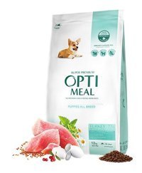 Optimeal Süper Premium Hindili Tüm Irklar Yavru Kuru Köpek Maması 12 kg