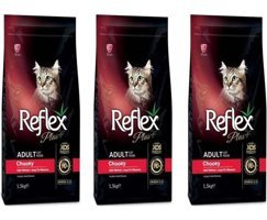 Reflex Choosy Somonlu Yetişkin Kuru Kedi Maması 3x1.5 kg
