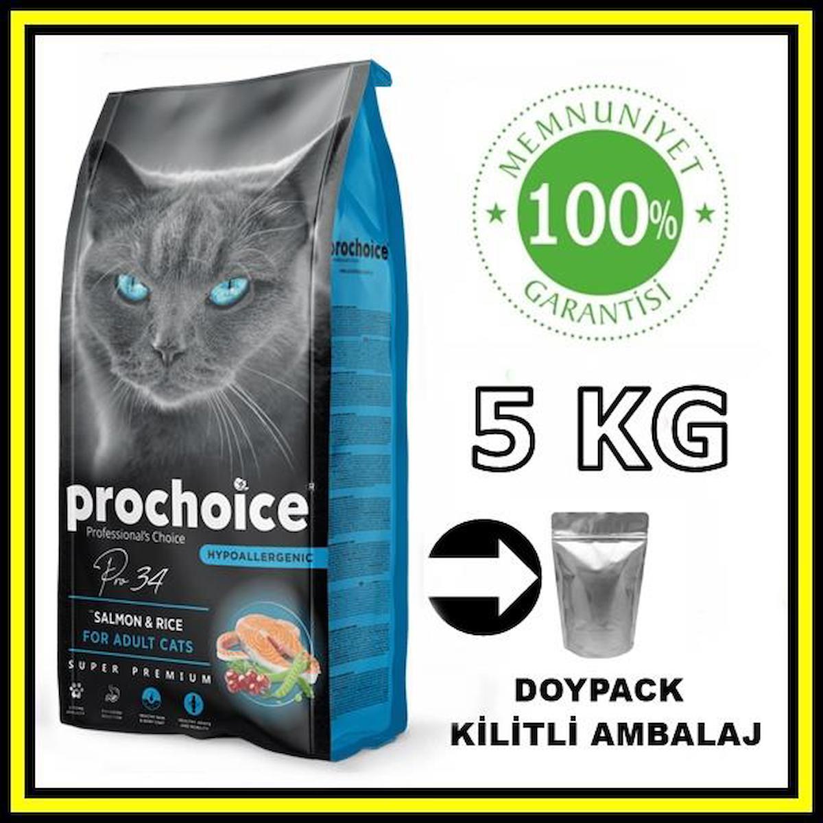 Prochoice Pro34 Somonlu Yetişkin Kuru Kedi Maması 5 kg