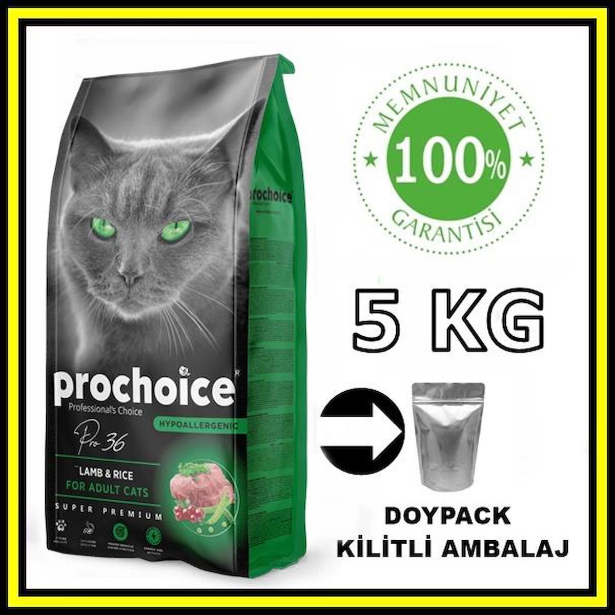 Prochoice Pro36 Kuzu Etli Yetişkin Kuru Kedi Maması 5 kg