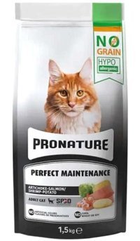 Pronature Hypoallergenic Enginar Karides Somonlu Yetişkin Kuru Kedi Maması 1.5 kg