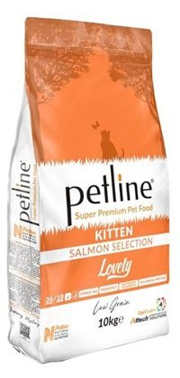 Petline Süper Premium Lovely Somonlu Yavru Kuru Kedi Maması 10 kg