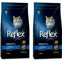 Reflex Plus Somonlu Yetişkin Kuru Kedi Maması 2 x1.5 kg