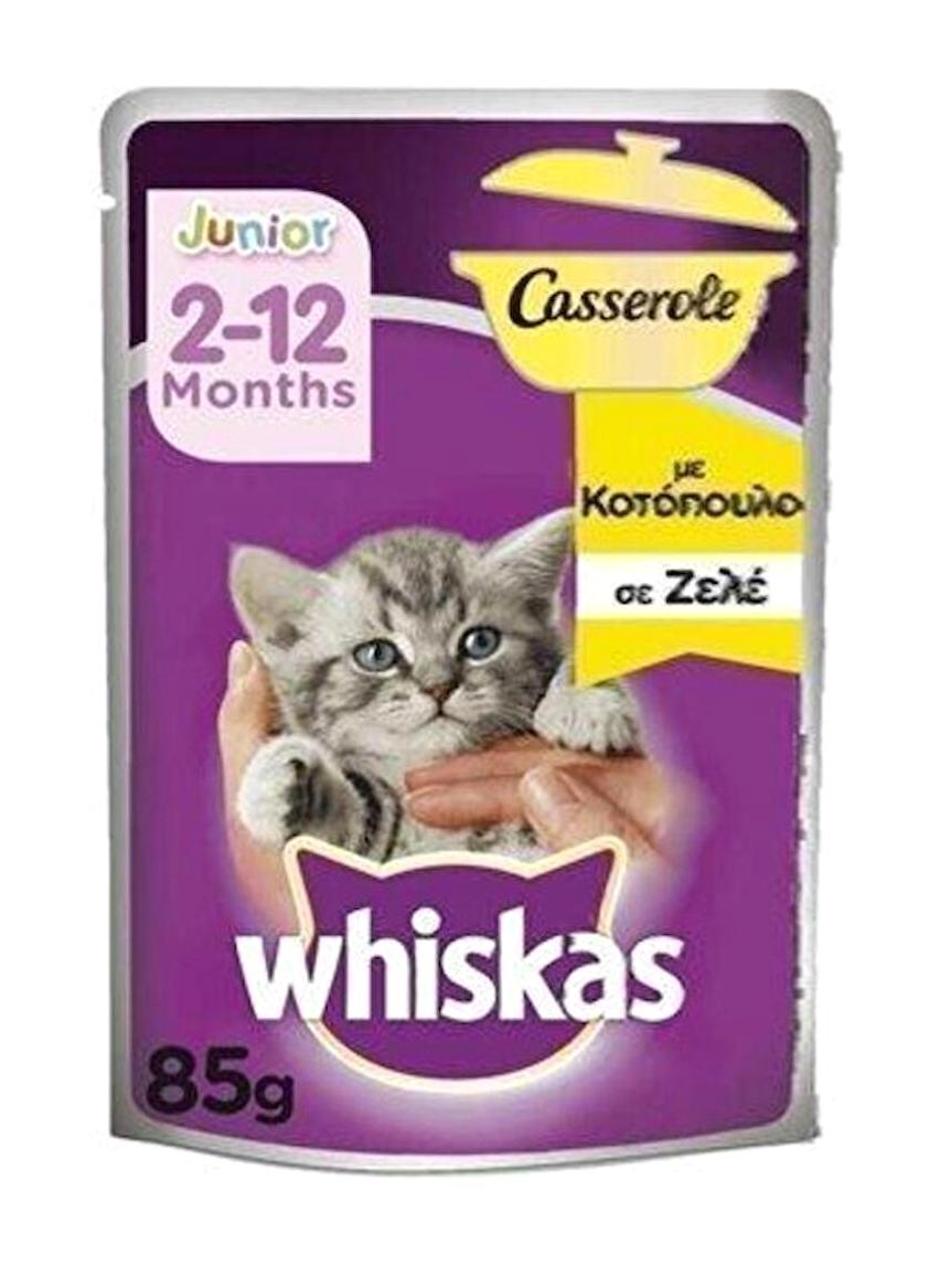 Whiskas Pure Delight Tavuklu Yavru Kuru Kedi Maması 85 gr