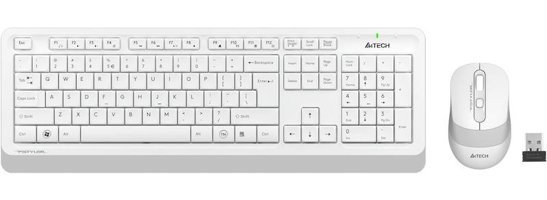 A4Tech FG1010 USB Kablosuz Q Klavye Mouse Seti Beyaz