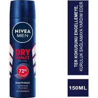Nivea Dry Impact Sprey Erkek Deodorant 150 ml