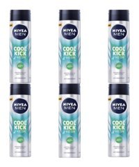 Nivea Cool Kick Fresh Sprey Erkek Deodorant 6x150 ml